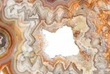 Polished Crazy Lace Agate Slab - Mexico #302116-1